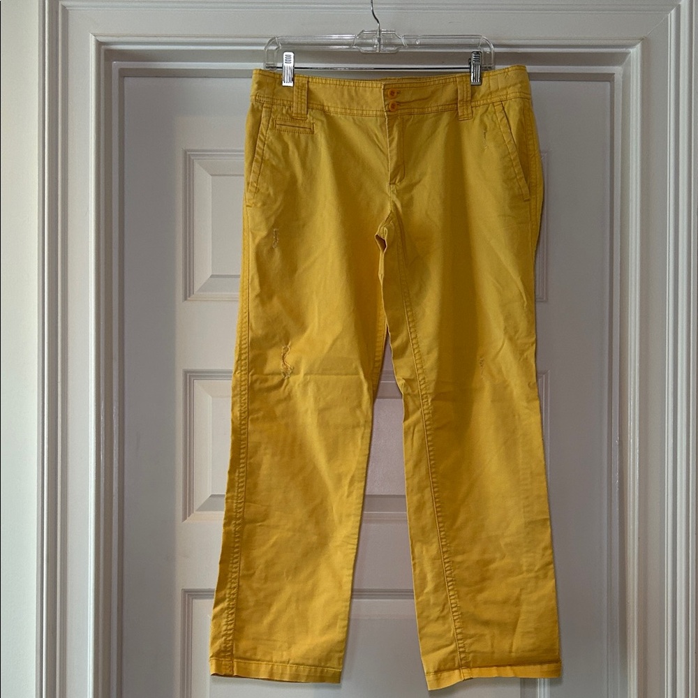 New York & Company Yellow Women's Pants, Size 10